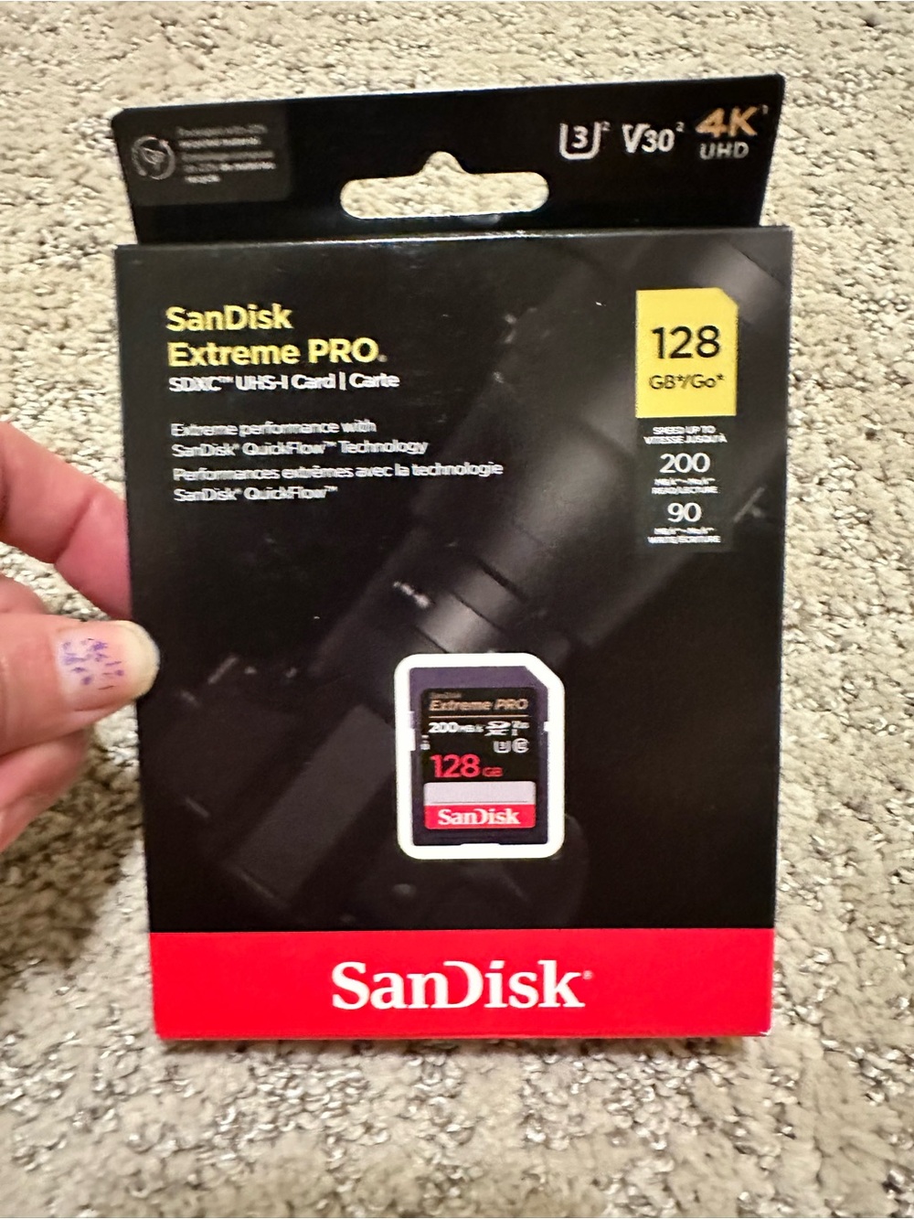 SanDisk Extreme PRO 128GB SDXC Memory Card